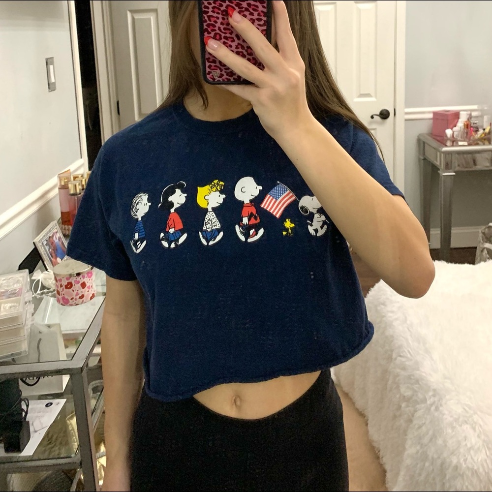 Tillys Snoopy Tee Crop Tee
